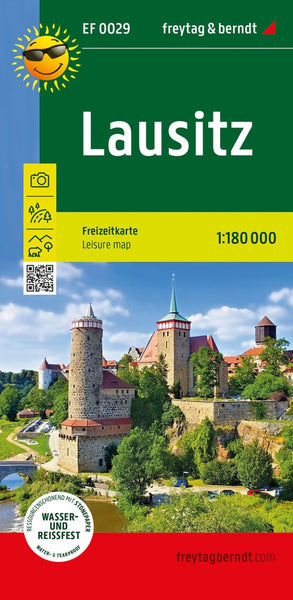 Lausitz, Erlebnisführer 1:170.000, freytag & berndt, EF 0029 = Lausitz, adventure guide 1:170,000 EF 0029 Freytag & Berndt