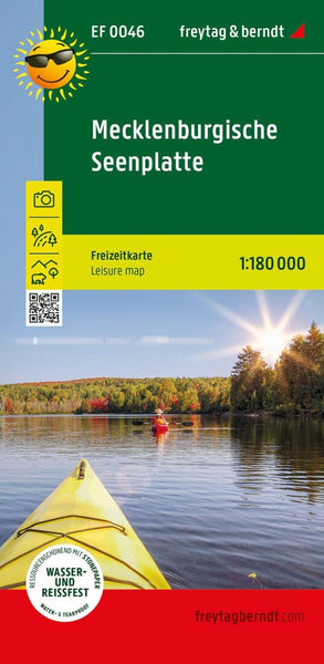 Mecklenburgische Seenplatte, Erlebnisführer 1:180.000, freytag & berndt, EF 0046 = Mecklenburg Lake District, adventure guide 1:180,000 EF 0046 Freytag & Berndt