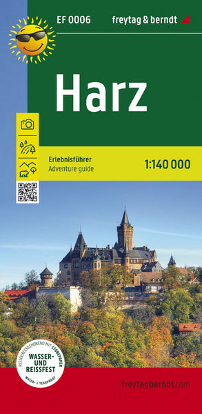 Harz, Erlebnisführer 1:140.000, freytag & berndt, EF 0006 = Harz, adventure guide 1:140,000 EF 0006 Freytag & Berndt