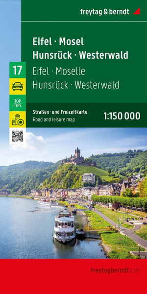 Eifel, Mosel, Hunsruck, Westerwald - Germany Road and Leisure Map Freytag & Berndt