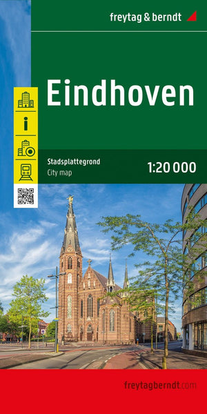 Eindhoven, city map 1:20,000 Freytag & Berndt