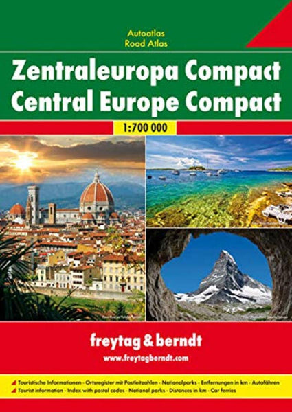 Zentraleuropa compact : 1:700,000 = Central Europe compact : 1:700,000 Freytag & Berndt
