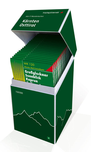 Carinthia - East Tyrol, hiking map set 1:50,000 Freytag & Berndt