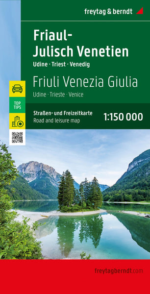 Friuli- Julisch-Venetien, road and leisure map 1:150,000 Freytag & Berndt