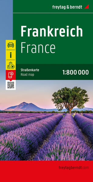 France, road map 1:800,000 Freytag & Berndt