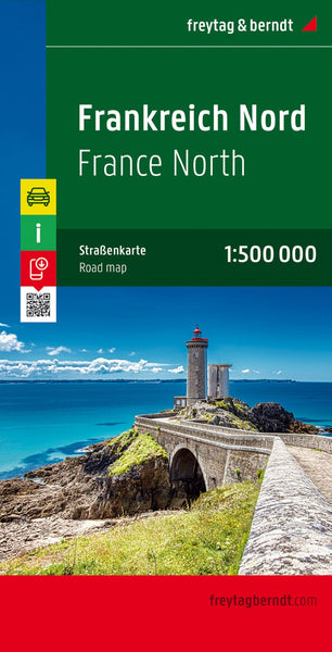 France North, road map 1:500,000 Freytag & Berndt