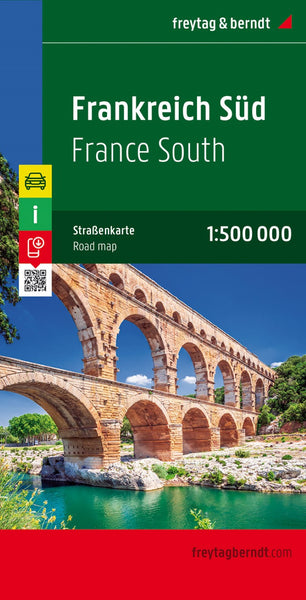 France South, road map 1:500,000 Freytag & Berndt