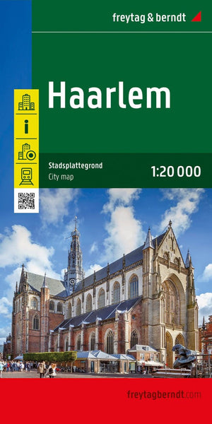 Haarlem, city map 1:20,000 Freytag & Berndt