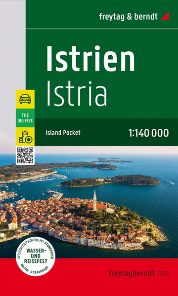 Istria, road and leisure pocket map 1:140,000 Freytag & Berndt