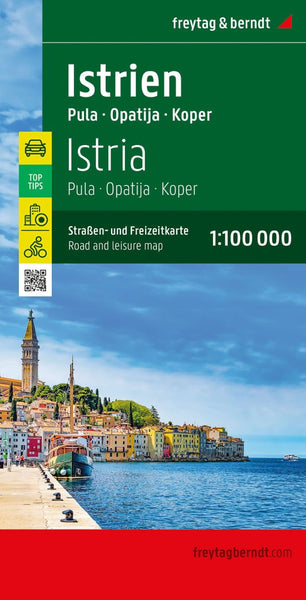 Istria - Pula, Road and Leisure Map 1:100,000 Freytag & Berndt