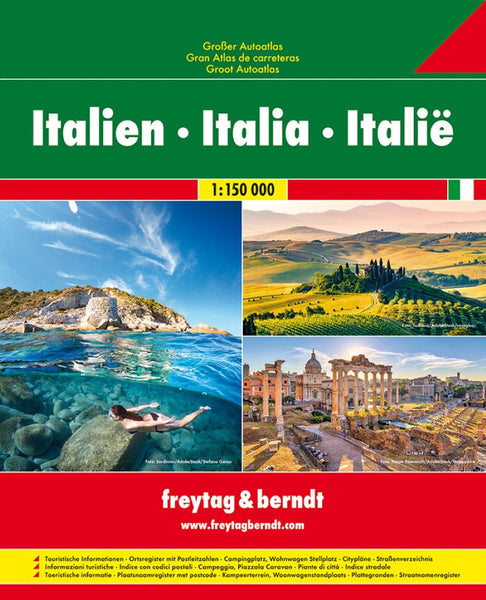 Italy, Great Road Atlas Freytag & Berndt