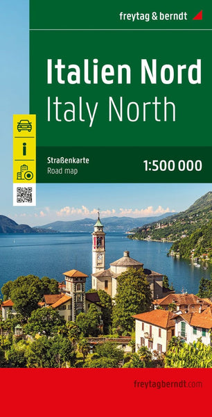 Italy North, street map 1:500,000 Freytag & Berndt
