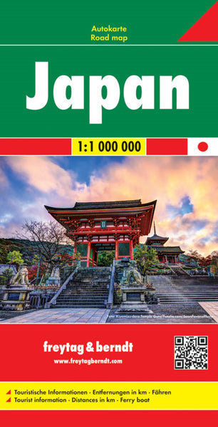 Japan, road map 1:1 000,000 Freytag & Berndt