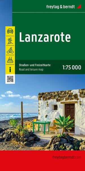 Lanzarote, road map 1:75,000 Freytag & Berndt