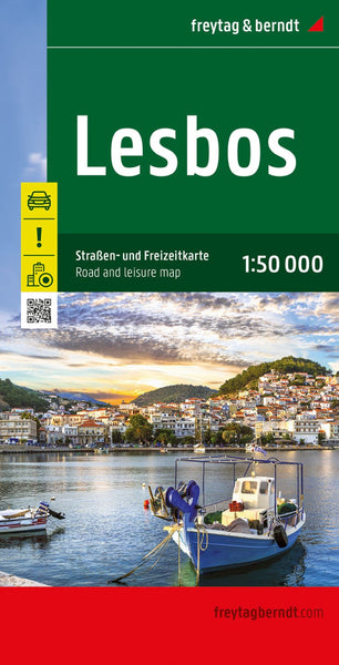 Lesbos, road map 1:50,000 Freytag & Berndt