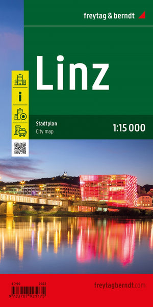 Linz, city map 1:15,000 Freytag & Berndt