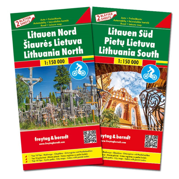 Lithuania, road map Set 1:150,000 Freytag & Berndt