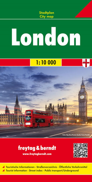 London, city map 1:10,000 Freytag & Berndt