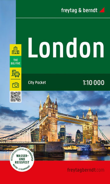 London, City Pocket map, City map1:10.000 Freytag & Berndt