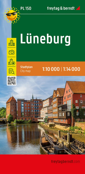Lüneburg, city map 1:14,000 Freytag & Berndt