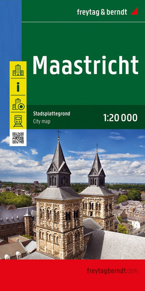 Maastricht, city map 1:20,000 | Map Geek.com