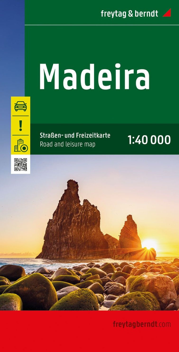Madeira, road and leisure map 1:75,000 | Map Geek.com