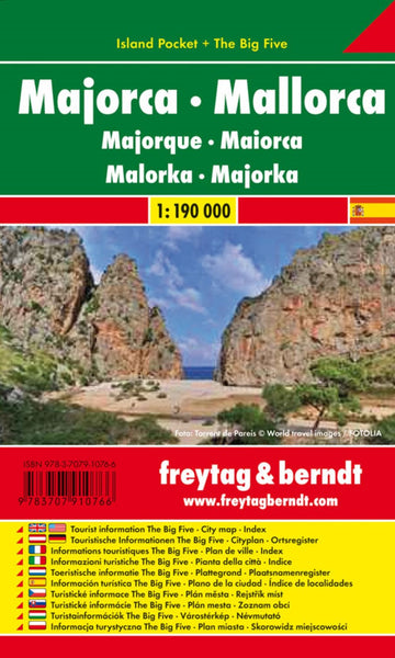 Mallorca Island Pocket Map Freytag & Berndt