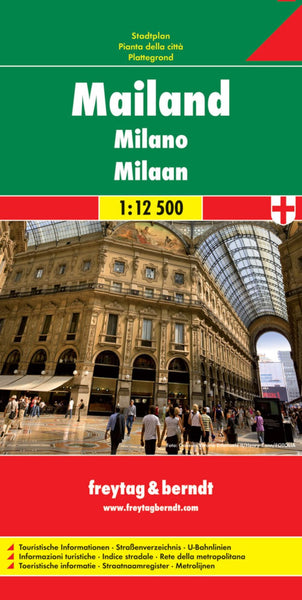 Mailand Gesamtplan = Milan city map Freytag & Berndt