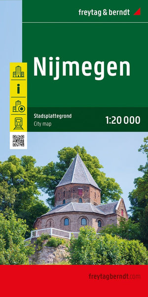 Nijmegen, city map 1:20,000 Freytag & Berndt