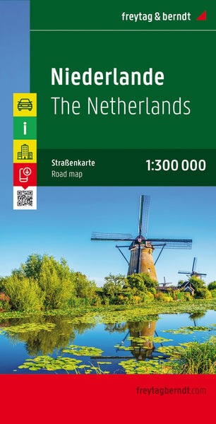 Netherlands, road map 1:300,000 Freytag & Berndt