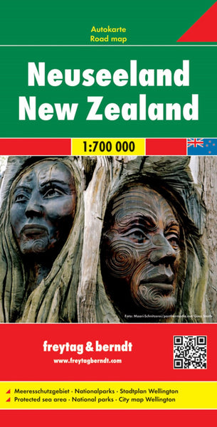 New Zealand, road map 1:700,000 Freytag & Berndt