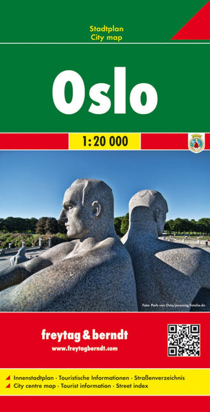 Oslo, City map 1:20,000 Freytag & Berndt