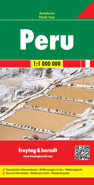 Peru, road map 1:1,000,000 Freytag & Berndt