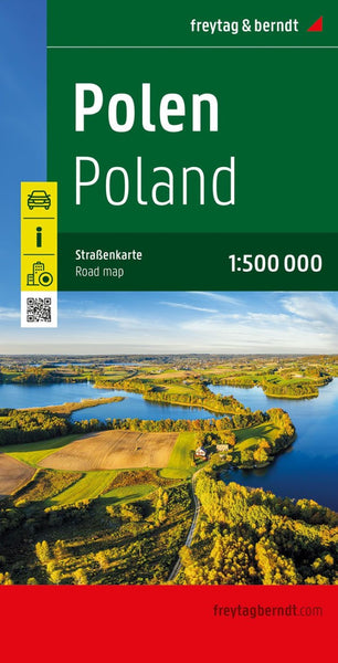 Poland, road map 1:500,000 Freytag & Berndt