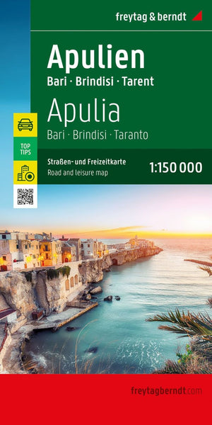 Puglia (Apulia), street and leisure map 1:150,000 Freytag & Berndt