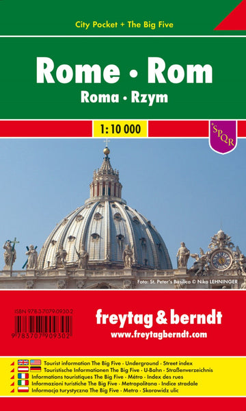 Rom, City map 1:10.000, City Pocket map + The Big Five Freytag & Berndt