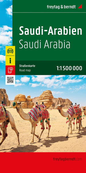 Saudi Arabien = Saudi Arabia Road Map 1:1,500,000 Freytag & Berndt