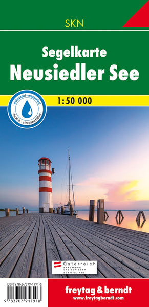 Neusiedler See, sailing map 1:50,000 Freytag & Berndt