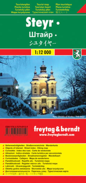 Steyr Touristenplan = Steyr tourist map Freytag & Berndt