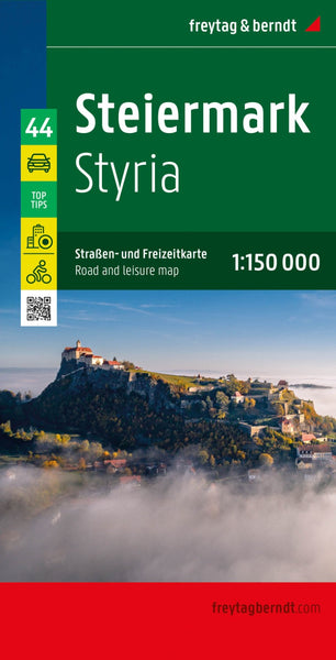 Styria, road and leisure map 1:150,000 Freytag & Berndt