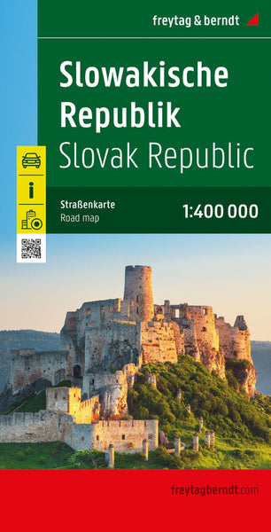 Slovak Republic, road map 1:400,000 Freytag & Berndt
