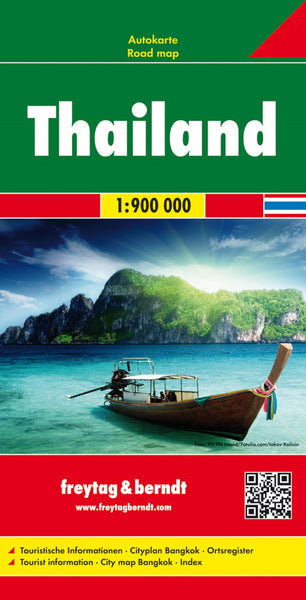 Thailand, road map 1:900,000 Freytag & Berndt