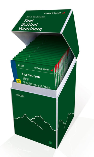 Tyrol - East Tyrol - Vorarlberg, hiking map set 1:50,000 Freytag & Berndt