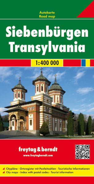 Transylvania, road map 1:400,000 Freytag & Berndt