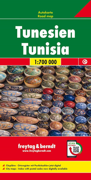 Tunisia Road Map Freytag & Berndt