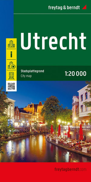 Utrecht, city map 1:20,000 Freytag & Berndt