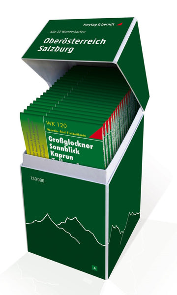 Upper Austria - Salzburg, hiking map set 1:50,000 Freytag & Berndt