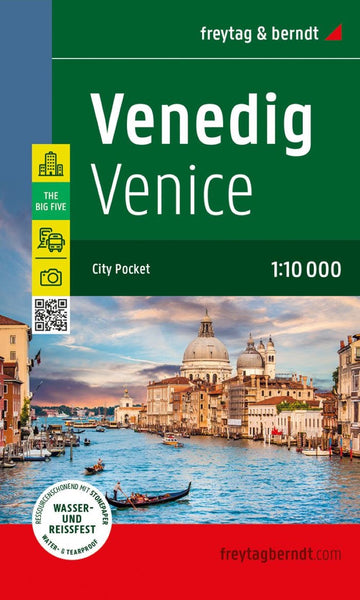 Venedig (Venice), City map 1:10.000, City Pocket map + The Big Five Freytag & Berndt
