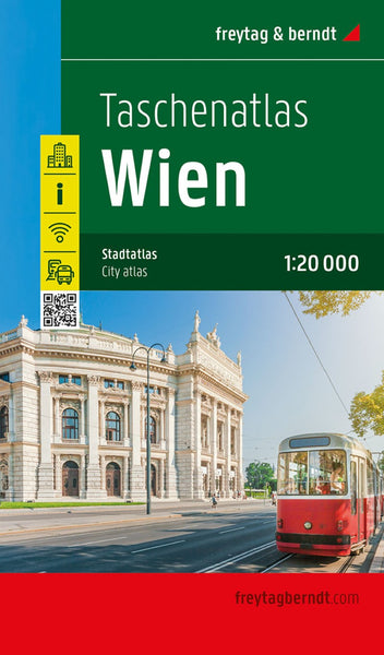 Vienna, pocket city atlas 1:20,000 Freytag & Berndt