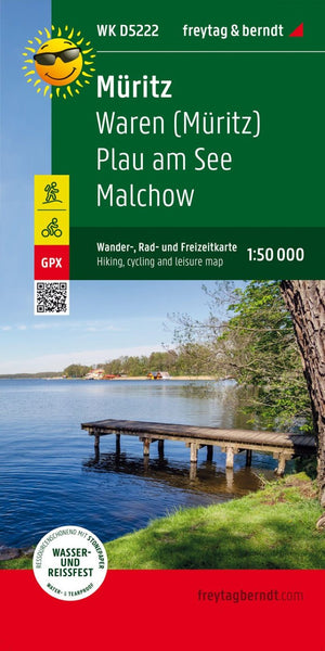 Müritz, hiking, bike and leisure map 1:50,000 WK D5222 Freytag & Berndt